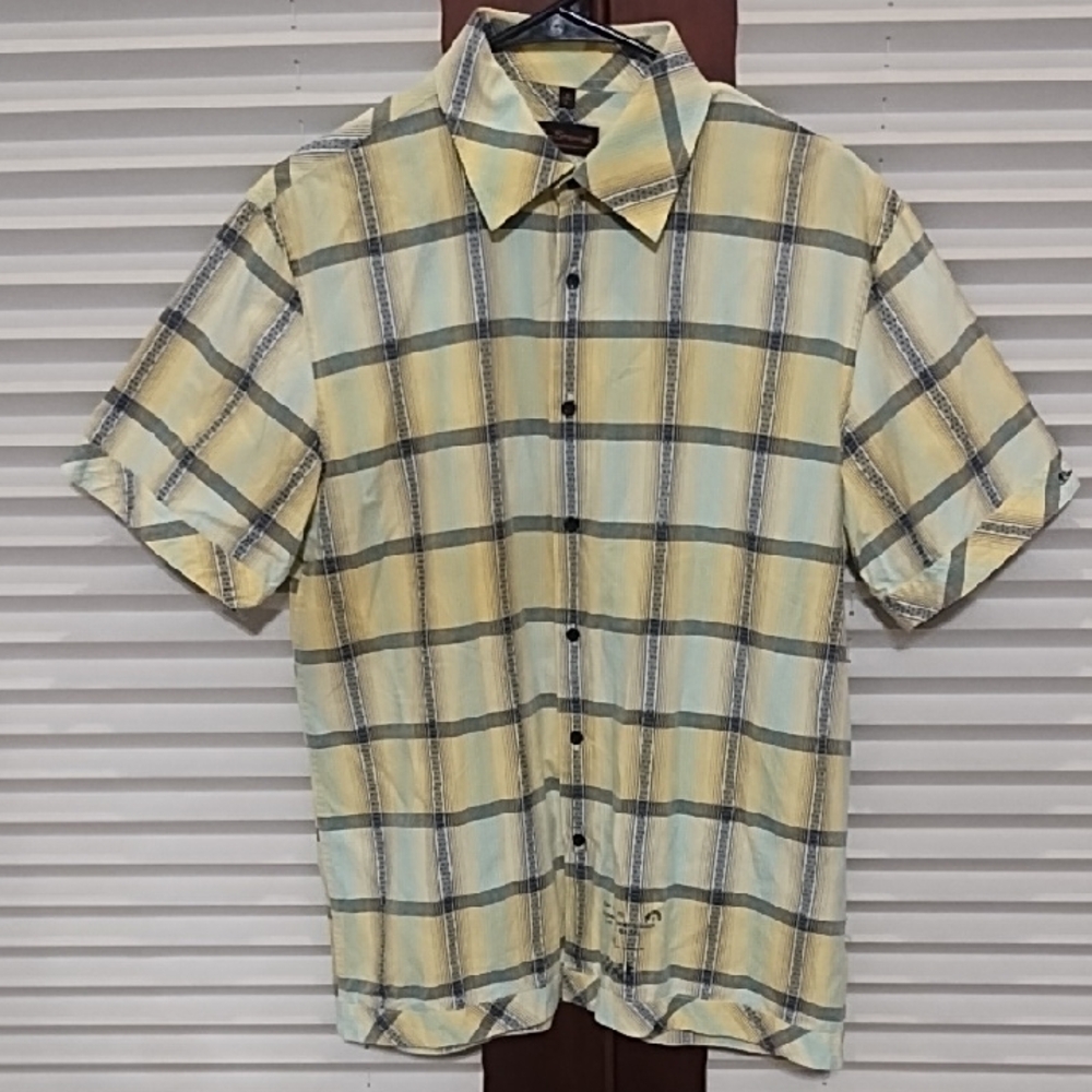 Ben Sherman Yellow and Blue Checkered Shirt